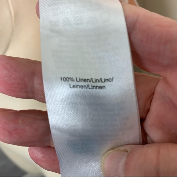 Donna Karan NY Knit Linen Pullover Sweater Sz XS Pink Peach Relaxed Round Neck - Picture 14 of 16